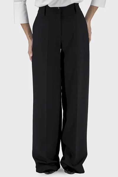Women's classic unlined pants for summer, autumn, spring Maryland (black, 36)