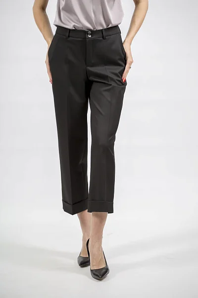 Жіночі однотонні casual брюки з кишенями для осені та весни Stella Polare (T05/149) фото 1, ціна