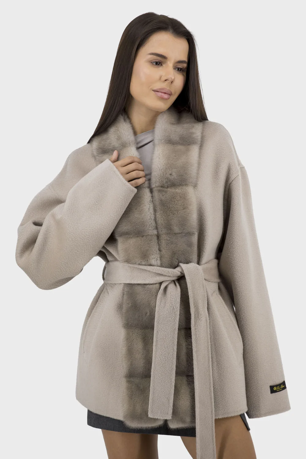 Жіноче пальто Bella Bicchi (світлобежевий, 2XL)