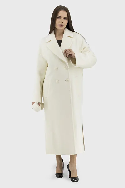 Women's coat Stella Polare (milk, 44)