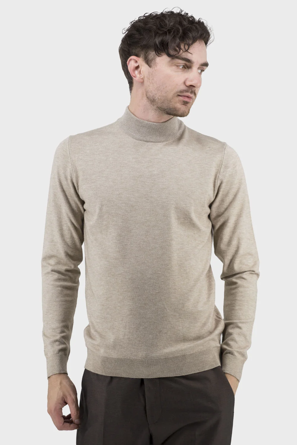 Чоловіча кофта Buke (бежевий, 2XL)