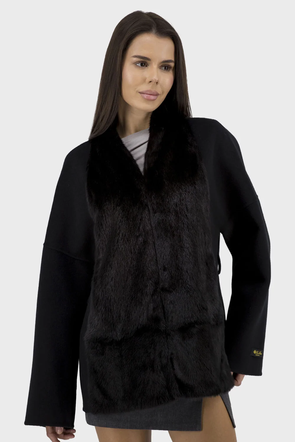 Жіноче пальто Bella Bicchi (чорний, 2XL)