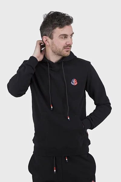 Чоловіче спортивне худі без підкладки з капюшоном і кишенею Moncler (13951) фото 1, ціна