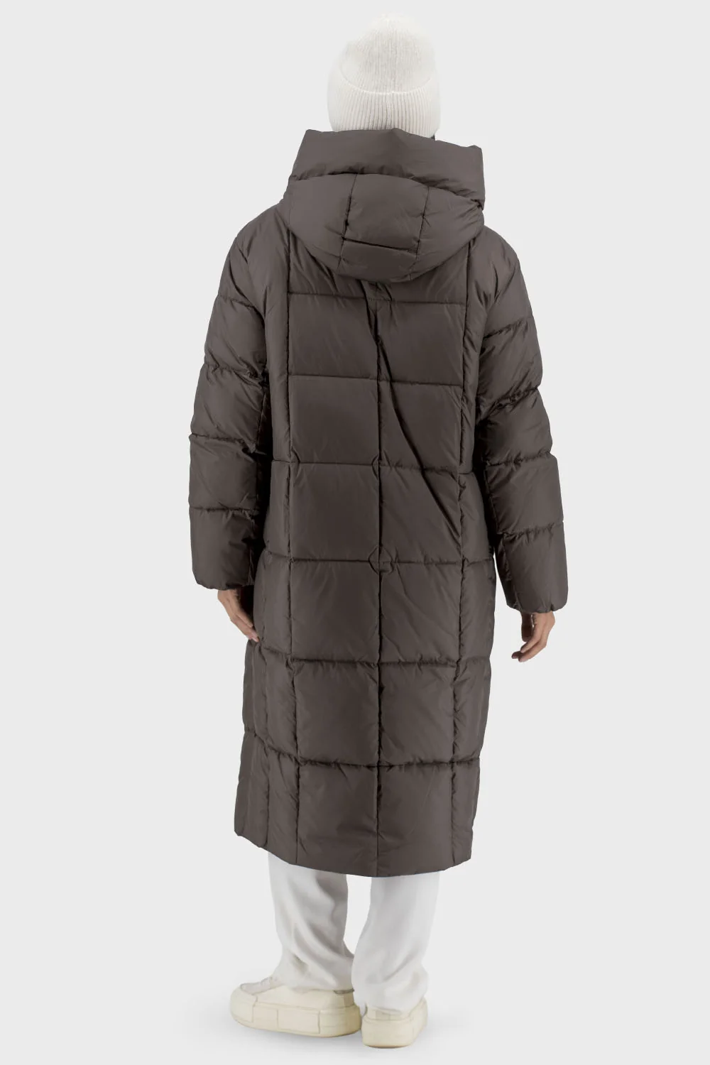 Жіночий пуховик Snow Owl (коричневий, 2XL)