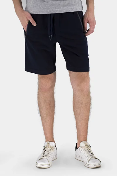 Чоловічі літні шорти casual зі зручними кишенями та аплікацією Moncler (13152) фото 1, ціна