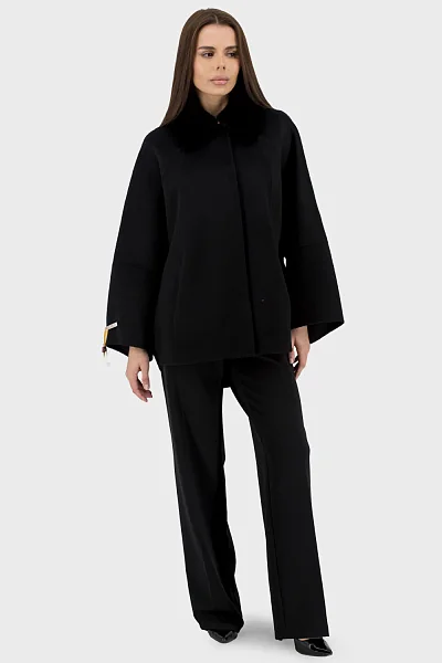 Жіноче пальто Ferrucci (чорний, 2XL)