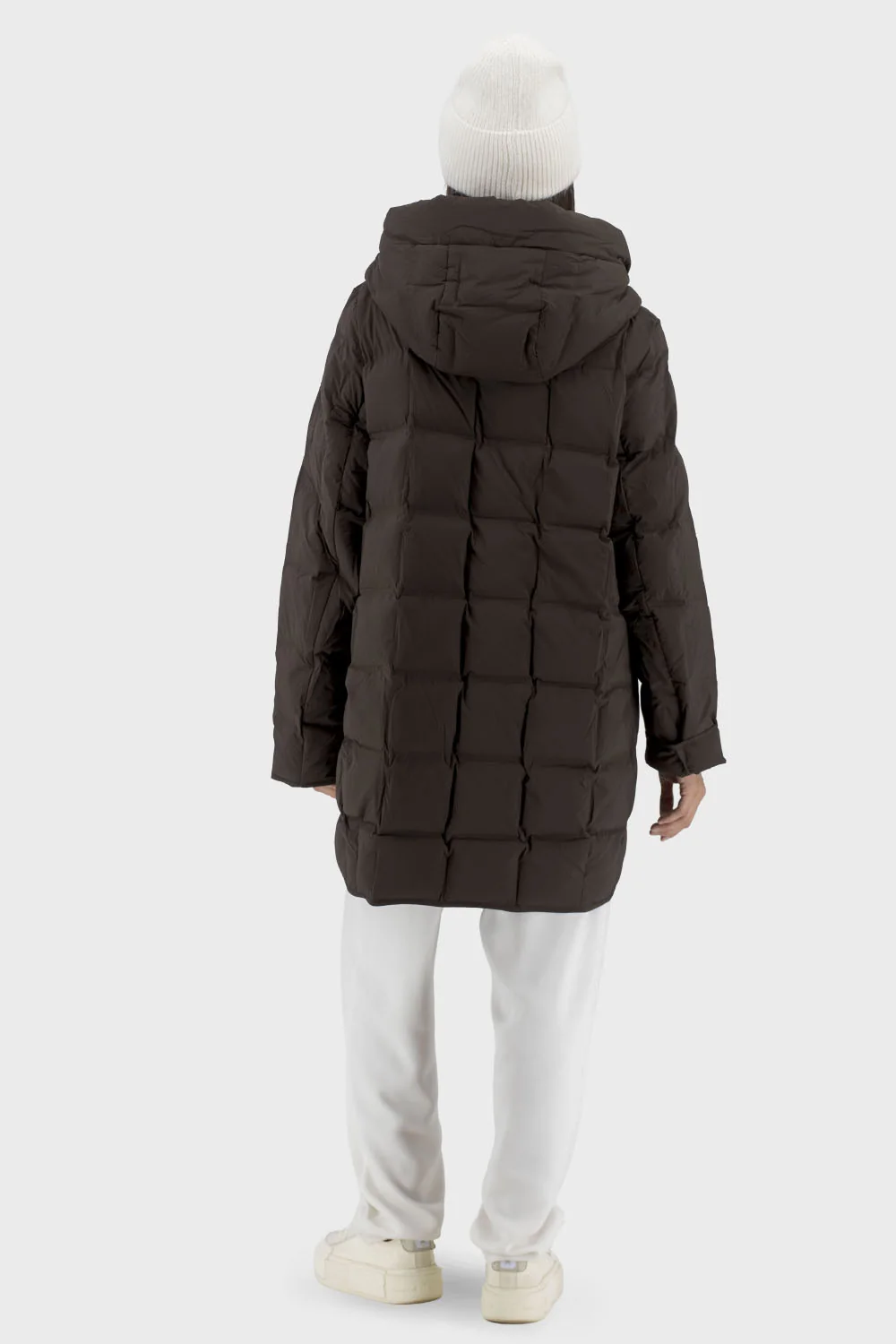 Жіночий пуховик Snow Owl (коричневий, 2XL)