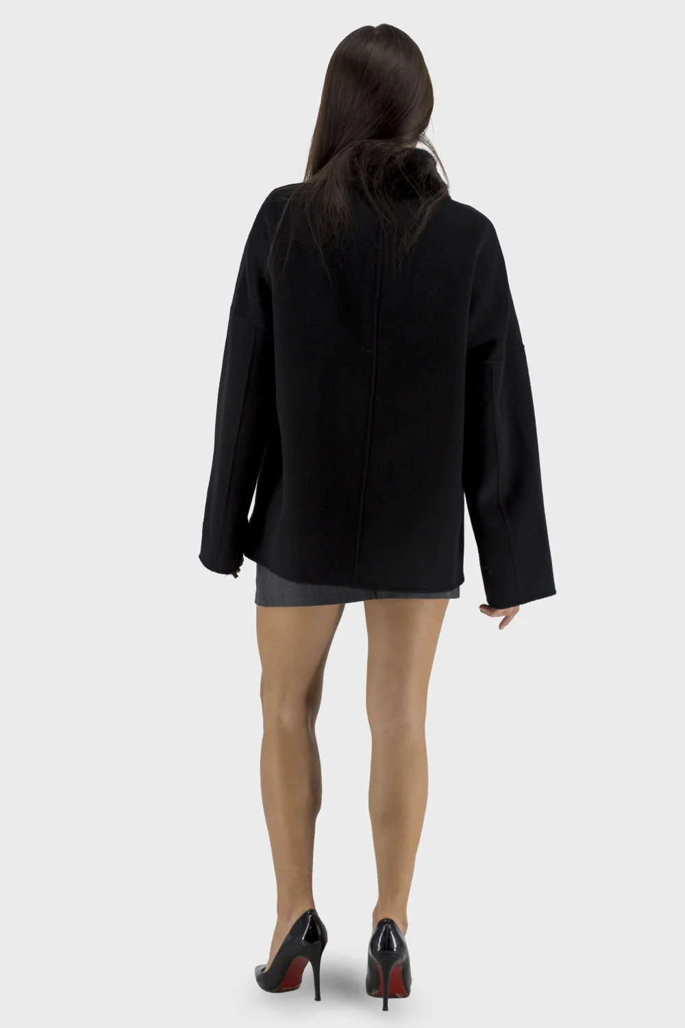 Жіноче пальто Bella Bicchi (чорний, 2XL)
