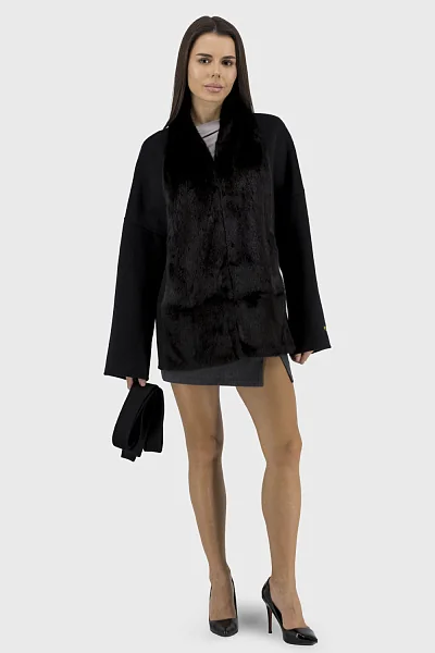 Жіноче пальто Bella Bicchi (чорний, 2XL)
