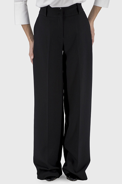 Pantaloni clasici de damă fără căptușeală pentru vară, toamnă, primăvară Maryland (negru, 36)