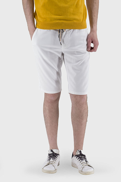 Șorturi casual de vară pentru bărbați, albe, simple, cu buzunare, Boss. (alb, 30)