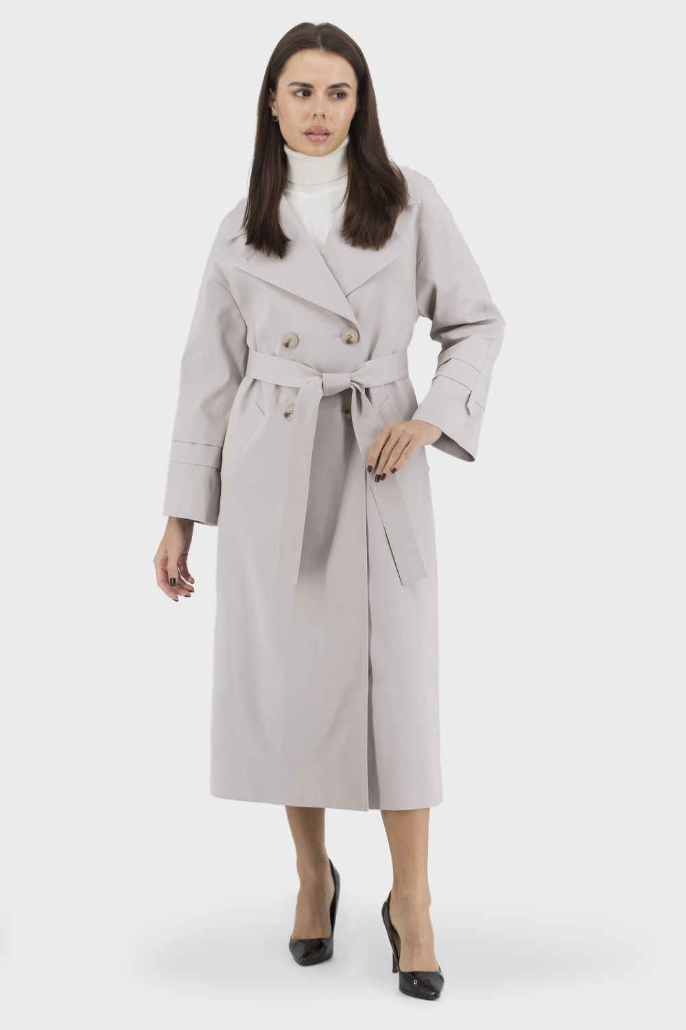 Women's cheap gray raincoat