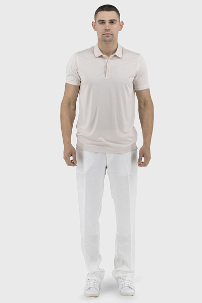 Tricou polo clasic de vară pentru bărbați cu guler de cămașă, simplu Buke (bej, 2XL)