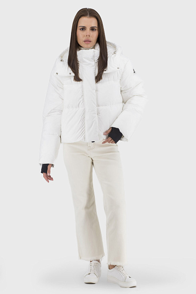 White down jackets for women buy in Kiev cheap price Bella Bicchi