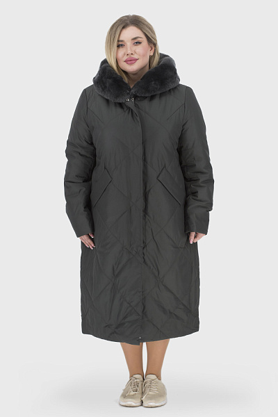 Plus Size Winter Coats For Women Down Jackets Parkas Hooded 3XL 4XL 5XL Fox  Fur Collar Warm Outerwear Black Blue